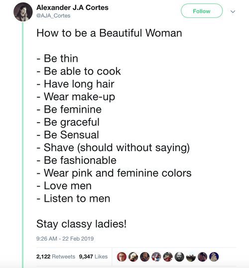 mans-how-to-be-a-beautiful-woman-list