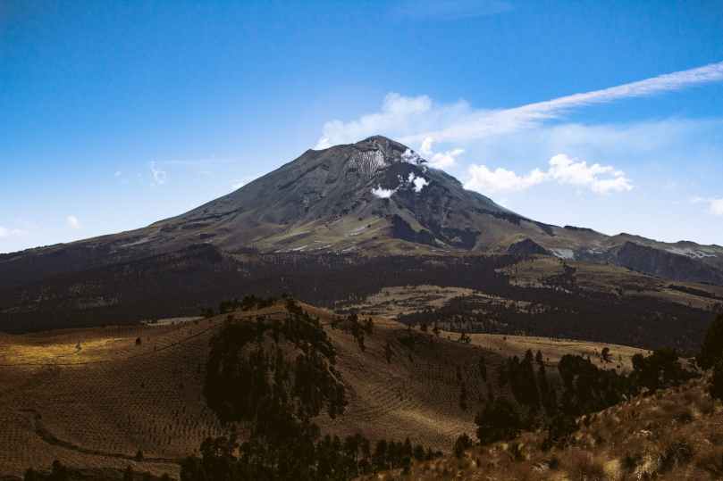 photo of mountain peak